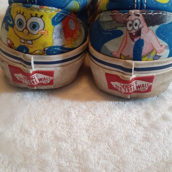 VANS X SPONGEBOB CLASSIC SLIP ON SHOES ALOHABOB 721356-MENS 4-WOMENS SIZE 5.5 - Picture 5 of 7